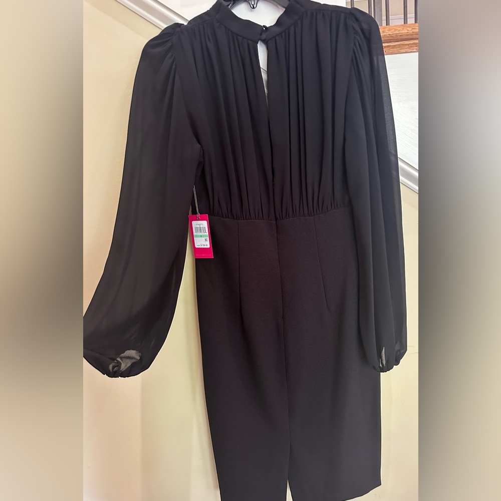 Vince Camuto cocktail dress!! Black!! New with tags!